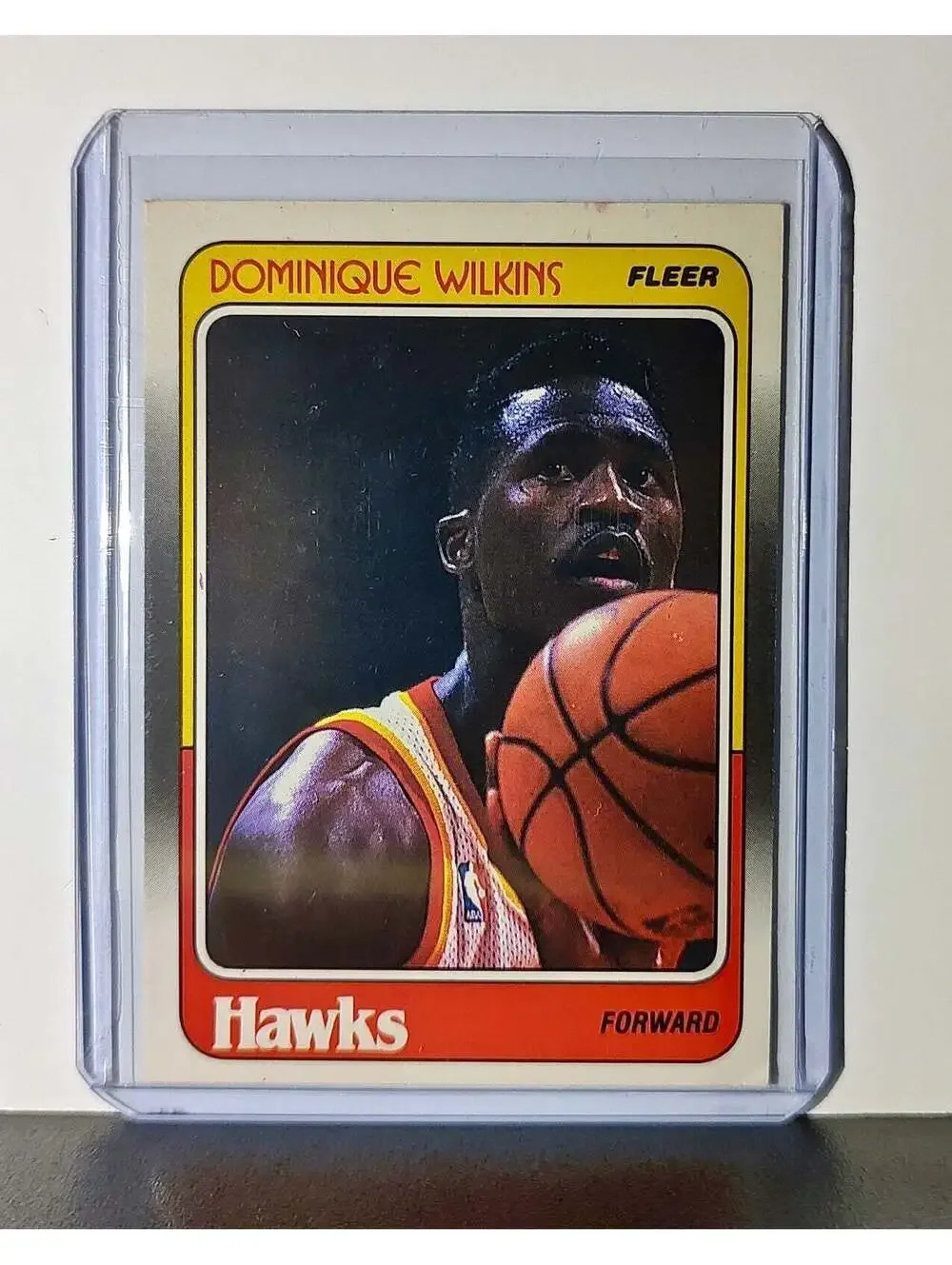 Dominique Wilkins 1988 Fleer NBA #5 Card Atlanta Hawks